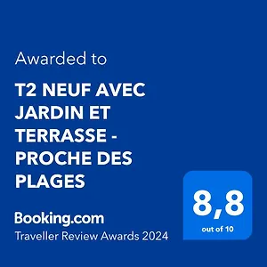  Apartment T2 Neuf Avec Jardin Et Terrasse - Proche Des Plages Frankreich